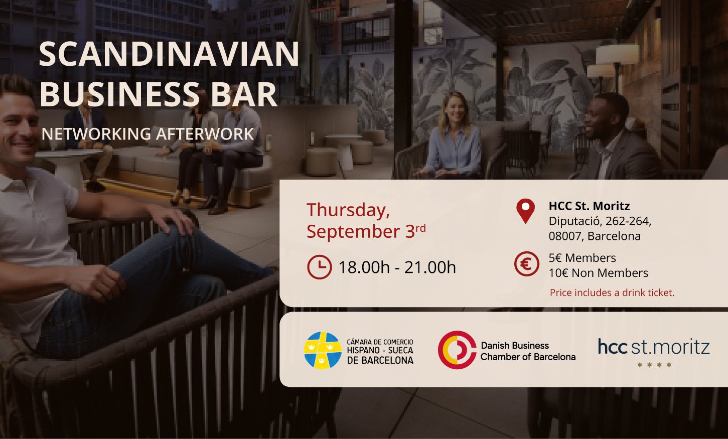 Scandinavian Business Bar Danish Chamber of Commerce Barcelona